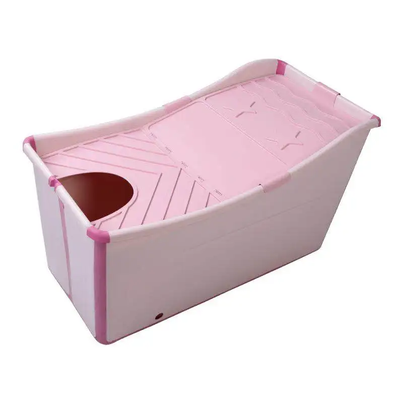 Large Size Folding Bathtu Portable Children Freestanding Mobile Bathtub Anti Slip Portable Spa Gonflable Bathtub Accesoires images - 6