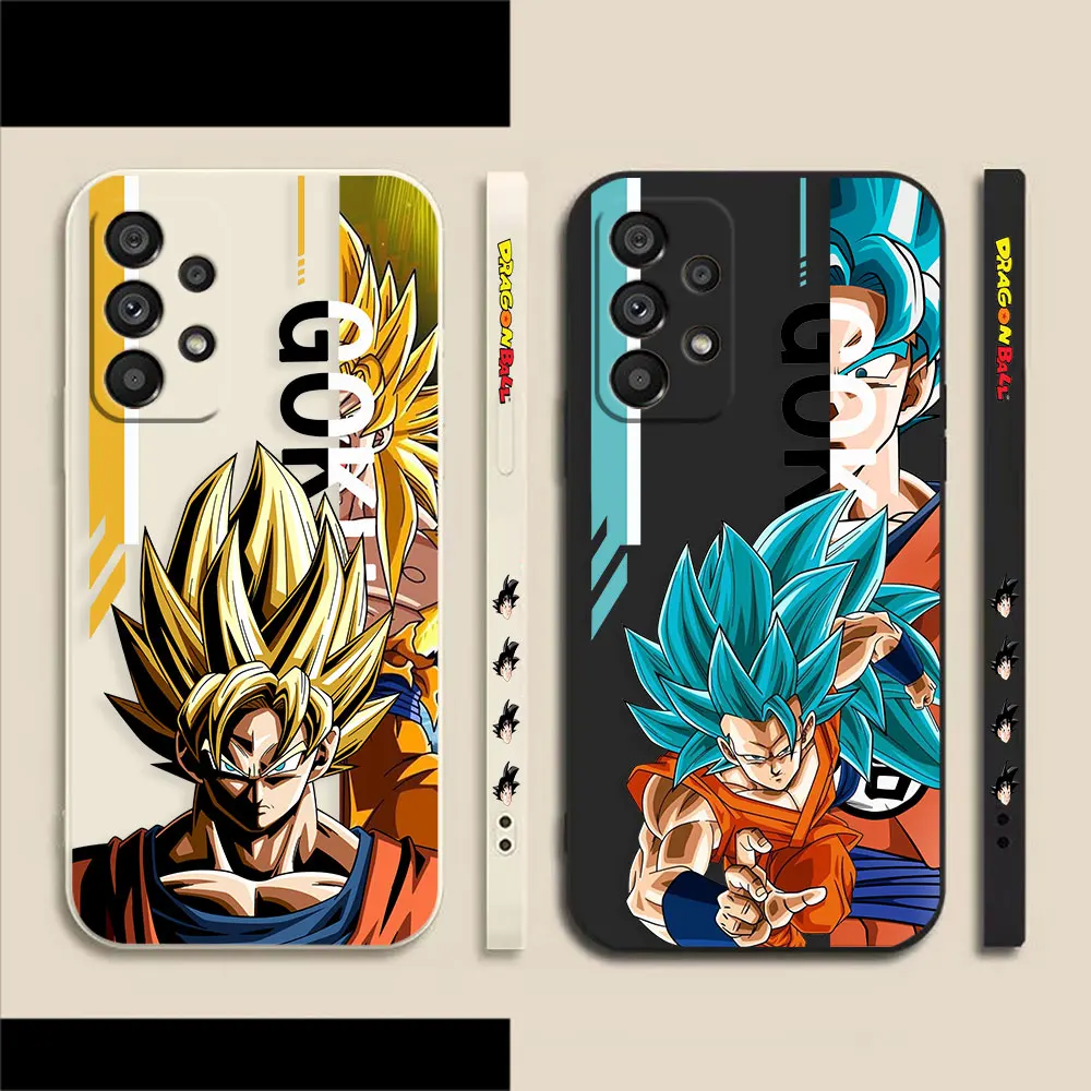 

Anime Super S-Saiyan G-GOKU Phone Case For Samsung A91 A73 A72 A71 A53 A52 A51 A42 A33 A32 A23 A22 A21S A13 A12 4G 5G Case Funda