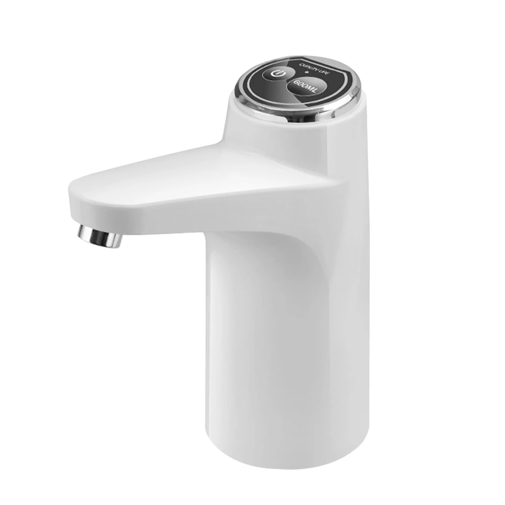 

Automatic Electric Water Dispenser Gallon Drinking Bottle Switch Smart Water Pump Water Treatment Tools for Home - White