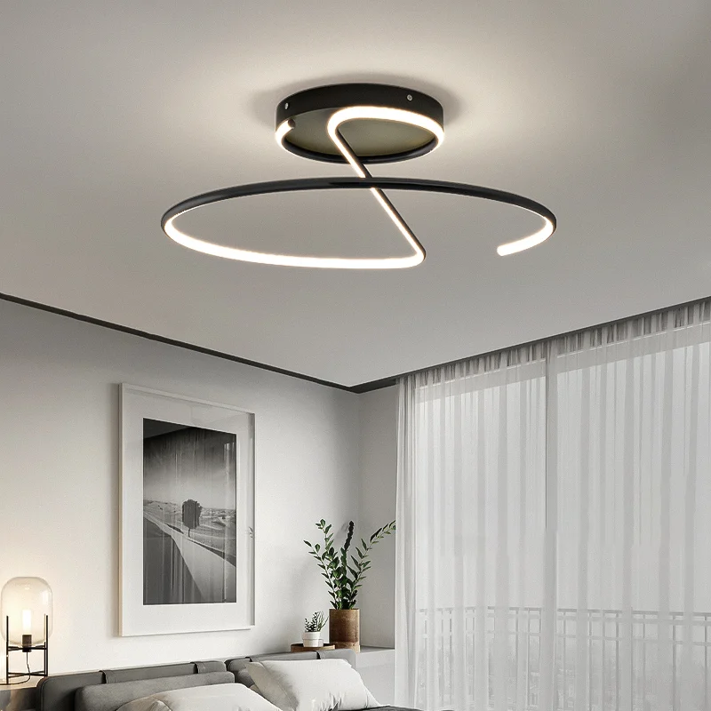 

Минималистичные осветительные приборы в скандинавском стиле, современные осветительные приборы для кабинета в ресторанах, уютные осветительные приборы для спальни, потолочные светильники, потолочные светильники