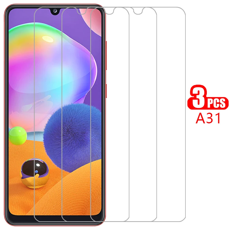

protective tempered glass for samsung a31 screen protector on galaxy a 31 31a 6.4 film samsun samsumg sansung galaxi samsunga31