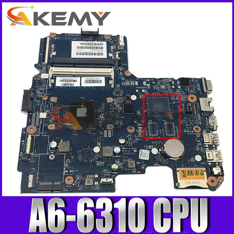 

Akemy Laptop motherboard For HP 245 G4 14-AF 14Z-AF Main Board 814508-001 814508-501 A6-6310 cpu 100% fully Tested