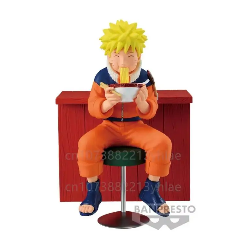 Фото В наличии оригинальные Bandai Banpresto Naruto Uzumaki Naruto Umino Iruka Precious Time At Ichiraku Ramen Фигурки Модель игрушки №3