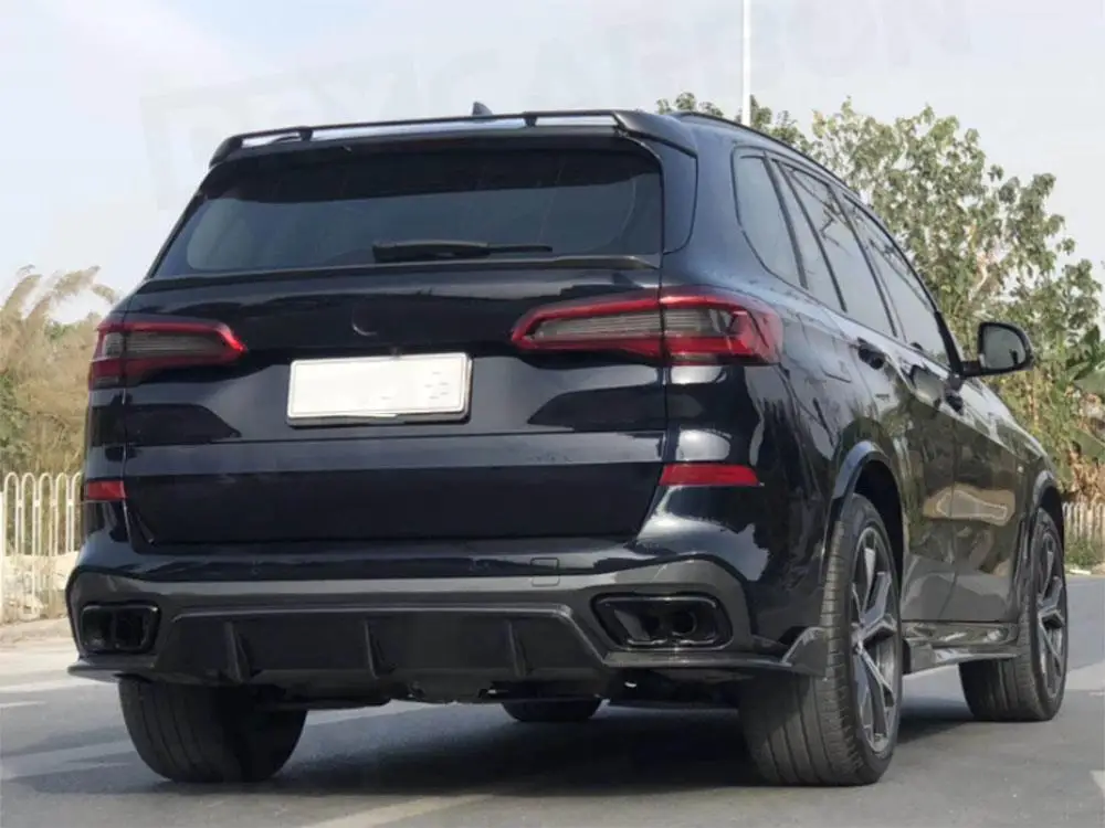 3 шт./компл. задний бампер из углеродного волокна спойлер сплиттер для BMW X5 G05 M sport