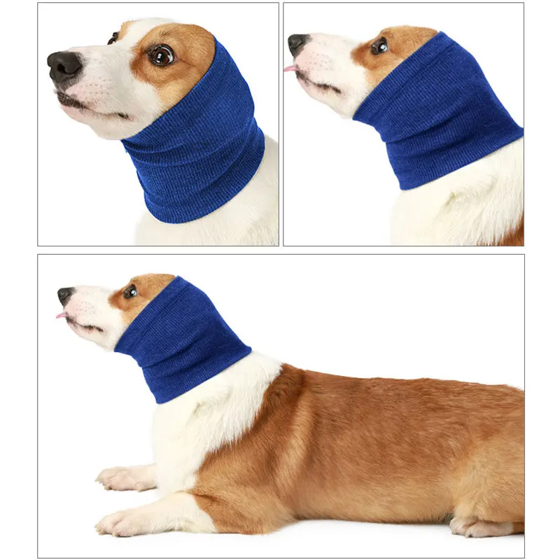 

Наушники для собак зимняя теплая повязка на голову уход шумоподавляющий шарф для домашних животных ошейники для звукоизоляции снятие бесп...