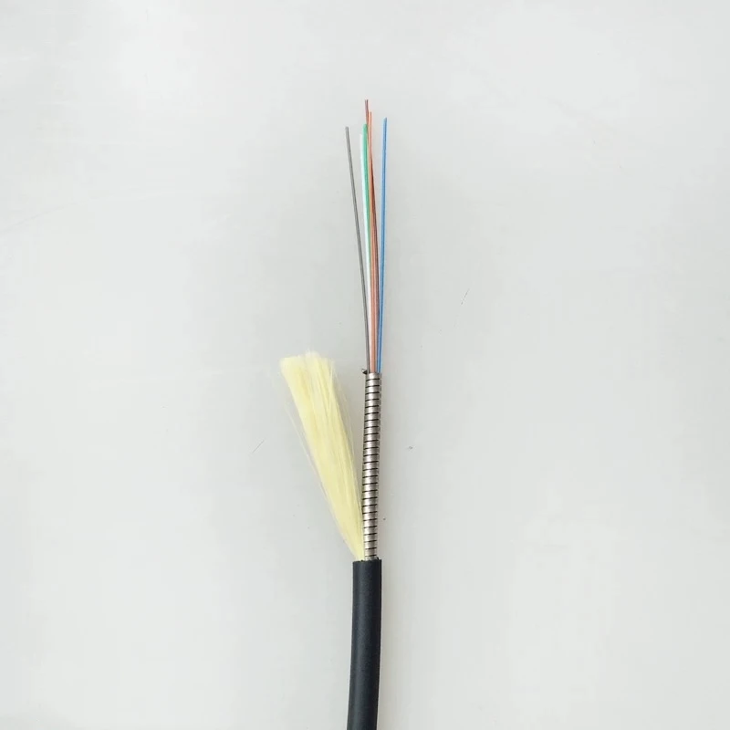 оптоволоконный кабель 1/2/4/6/8/12 ядра OM3 OM4 бронированный ТПУ lszh одиночное волокно 1C