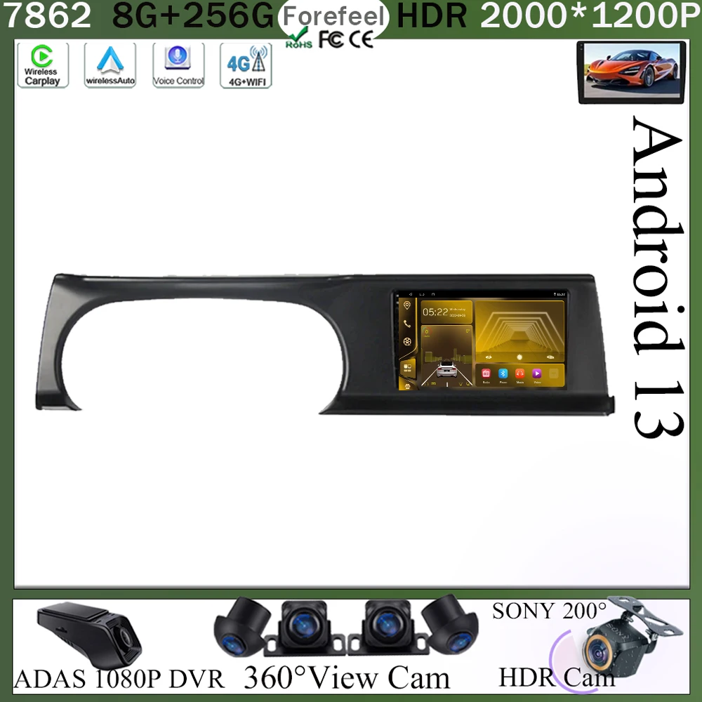 Автомагнитола для KIA Seltos KX3 2020 Android 13 мультимедийная QLED-навигация видео iPhone