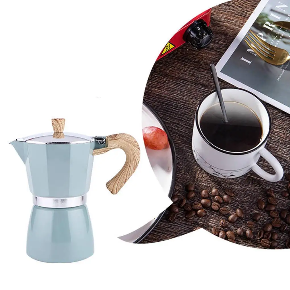 

Кофейник Moka, Кофеварка 150/300 мл, алюминиевая восьмиугольная варочная панель, применяемая кофеварка, кофейник Houshold, кофейник