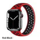 Силиконовый ремешок для Apple watch band 44 мм 45 мм 42 мм, спортивный браслет для iWatch 3841 мм 40 мм, correa, smart apple watch series 7 6 5 3 SE