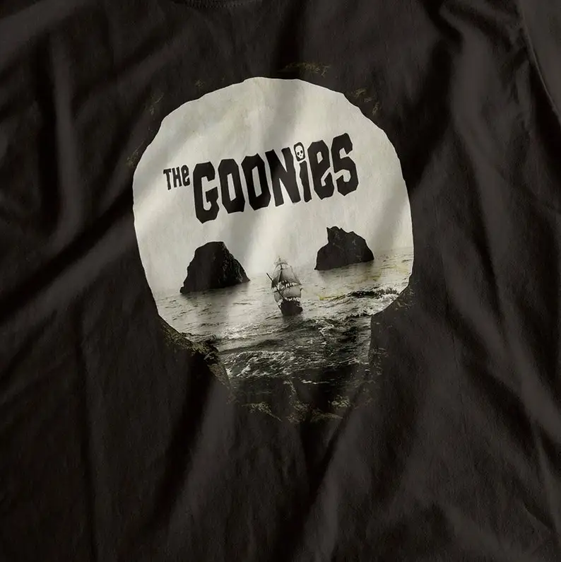 Футболка The Goonies Richard Donner Стивен Спилберг 1985 г. футболка с ретро-принтом HQ тяжелый