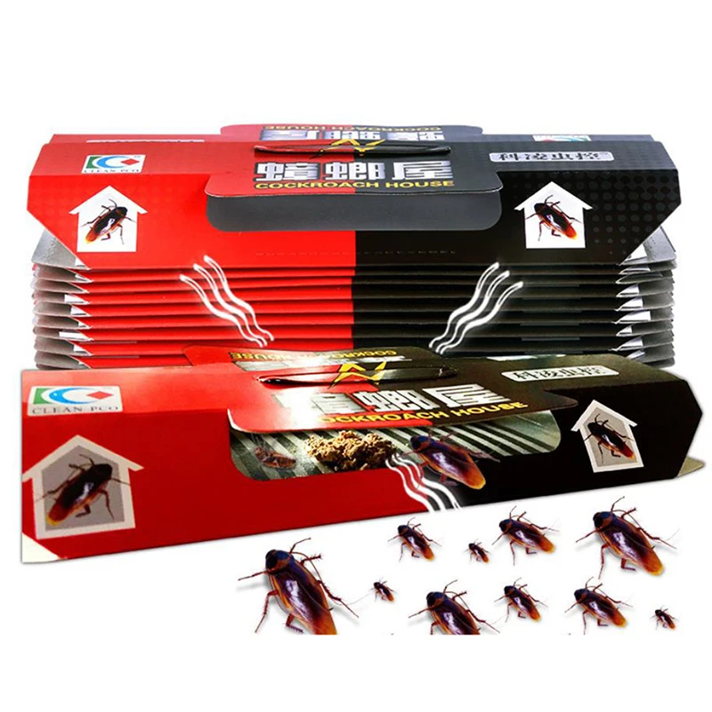 

5PCS Catcher Capture Device Killing Cockroach House Super Sticky Traps Stickers Outdoor Traps For Flies