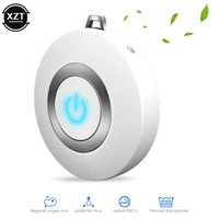 wearable halterneck usb air cleaner negative lon generator air freshener mini portable air purifier wearable for home