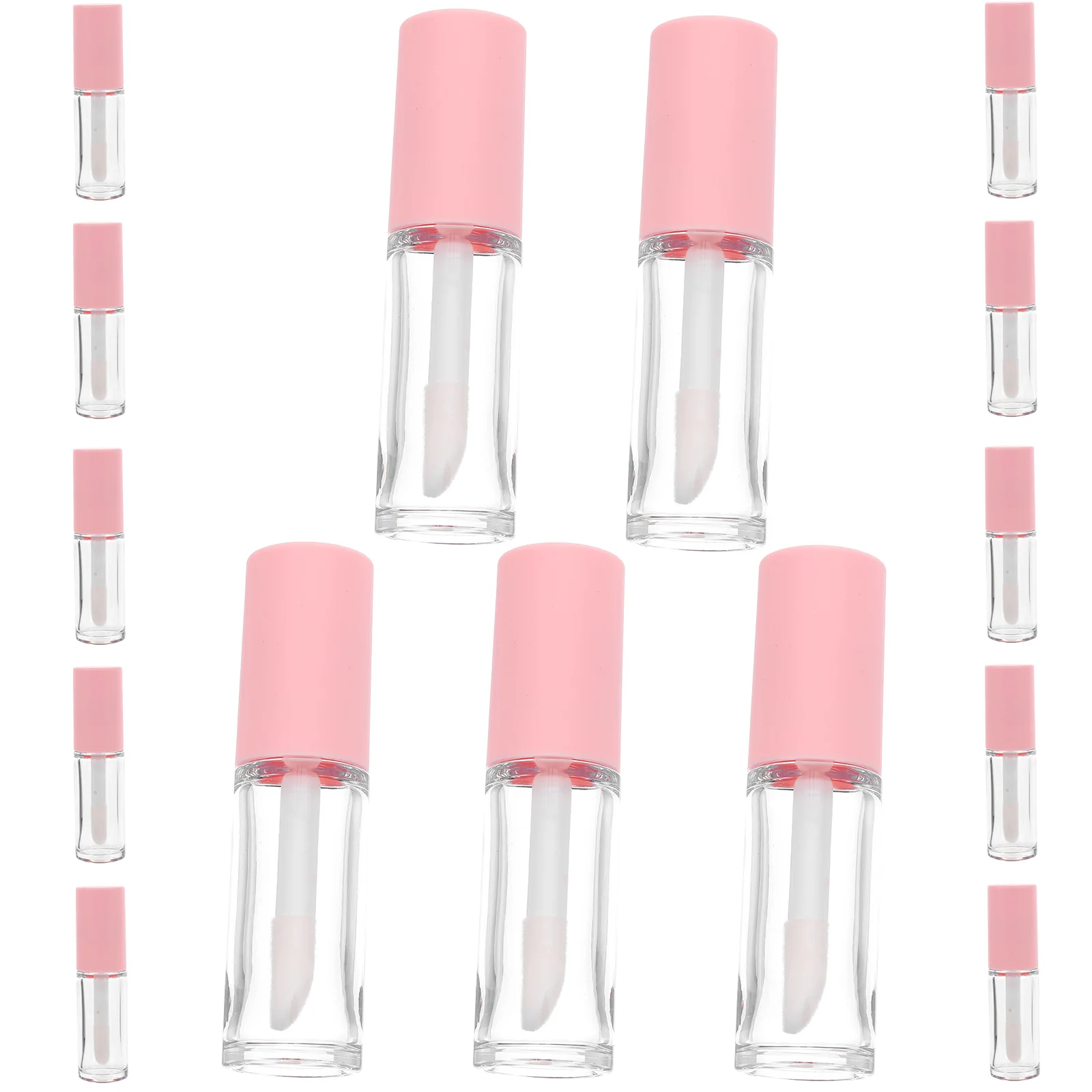 

Refillable Lip Balm Container Clear Gloss Tube Wand Tubes Empty Containers Lipgloss