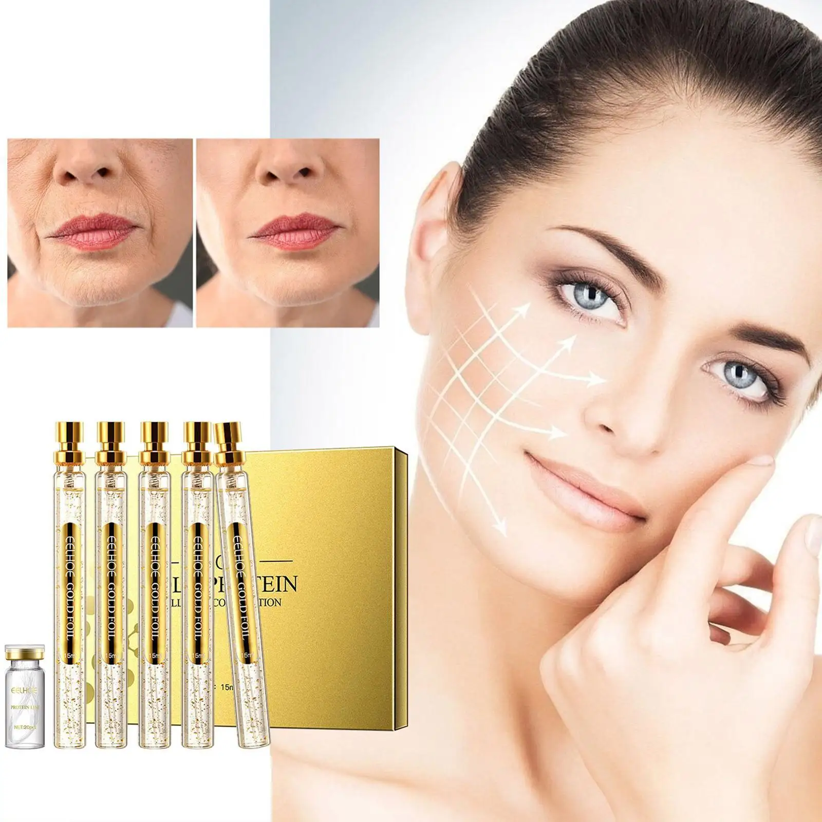 

Luxury Suit Korean Protein Thread Lifting Set Face Filler Absorbable Collagen Protein Thread Firming Anti-aging Facial Essence