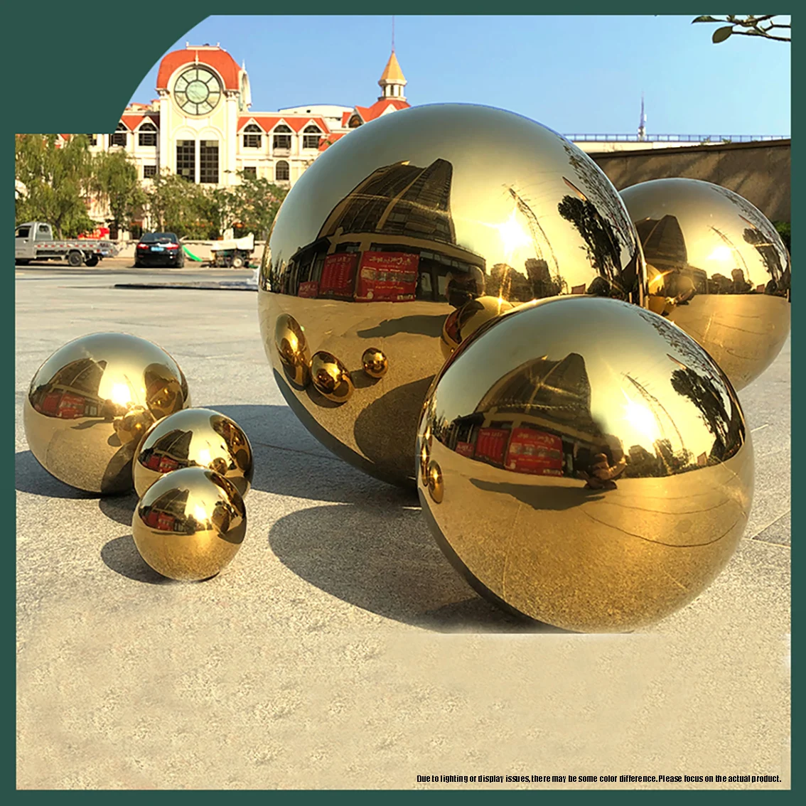 1 шт. титановый золотистый шар толщина 32-200 мм 0 5