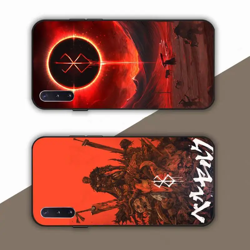 

Berserk Guts anime Phone Case For Samsung Galaxy Note 10Pro Note20ultra note20 note10lite M30S Coque