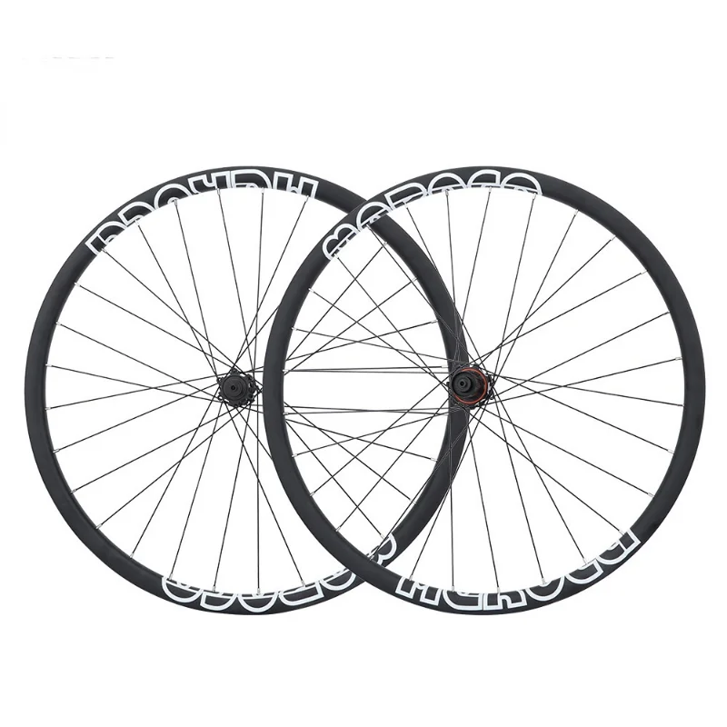 

Tubeless Wheelset Carbon 27.5 29 Inch Mountain Bike Wheel Set 29er Disc Brake 28H Thru Axle 12mm Quick Release 9mm Mzyyh