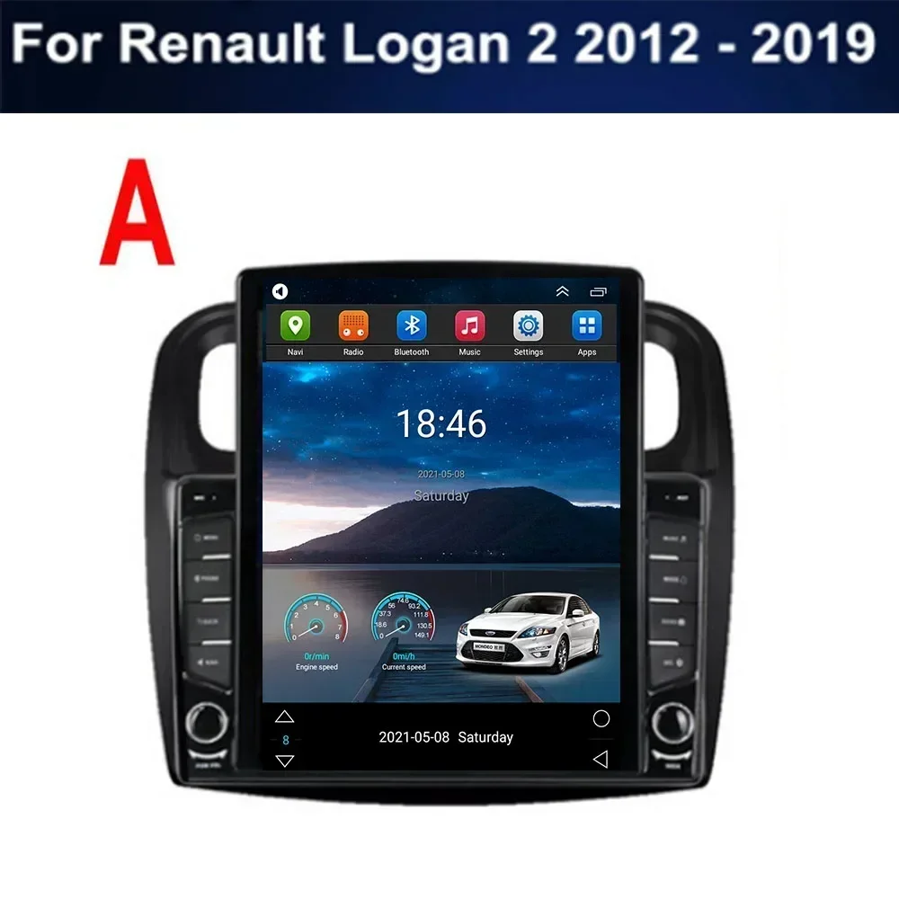 Android для Renault Logan 2 2012-2039 Sander 2014-2039 Тип Tesla Автомобильный радиоприемник