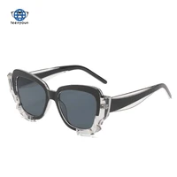 teenyoun new punk cat eye sunglasses luxury brand trend irregular crystal mirror glasses street photo sun glasses women