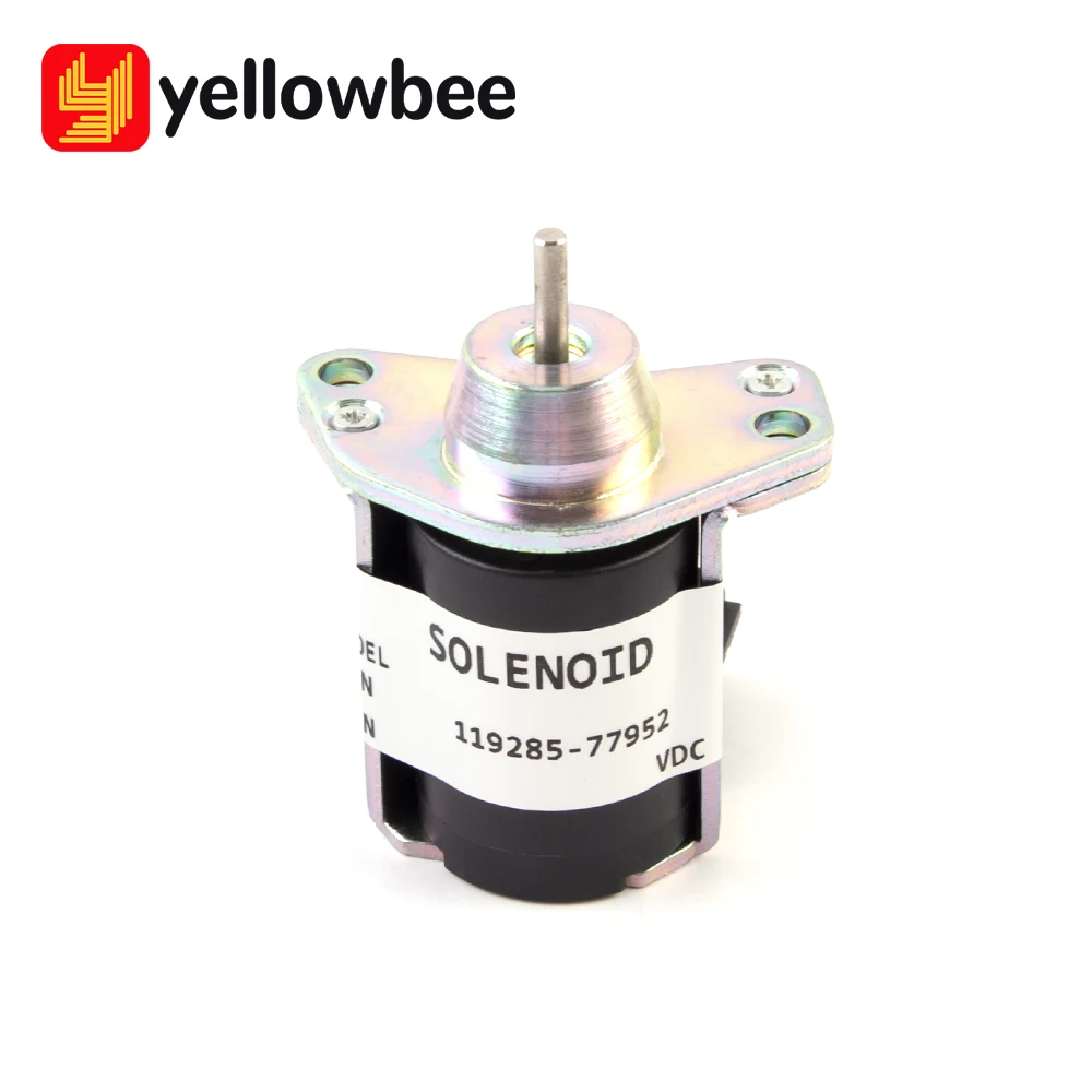 Новый стопорный электромагнитный клапан 119285-77952 подходит для двигателя Yanmar 3TNE68