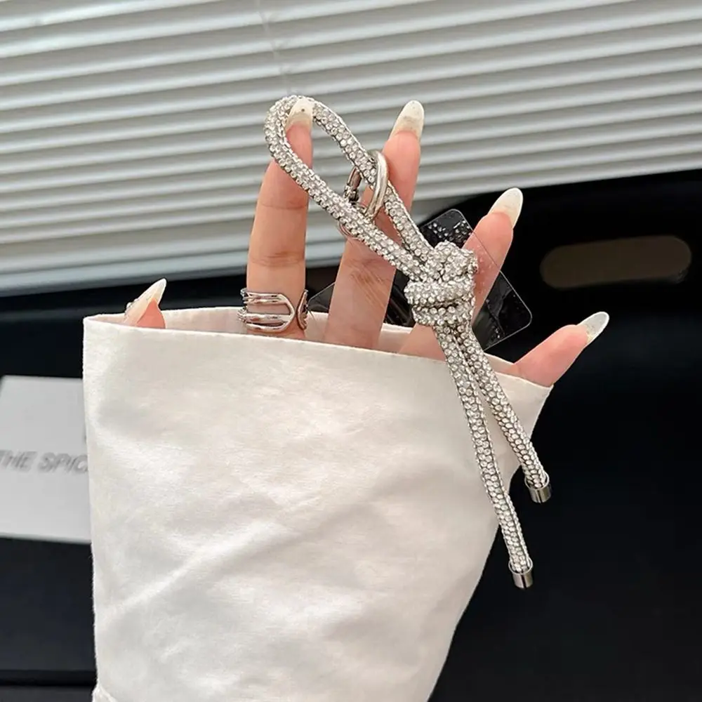 Модный блестящий ремешок для телефона сумка с подвеской и бриллиантами женский