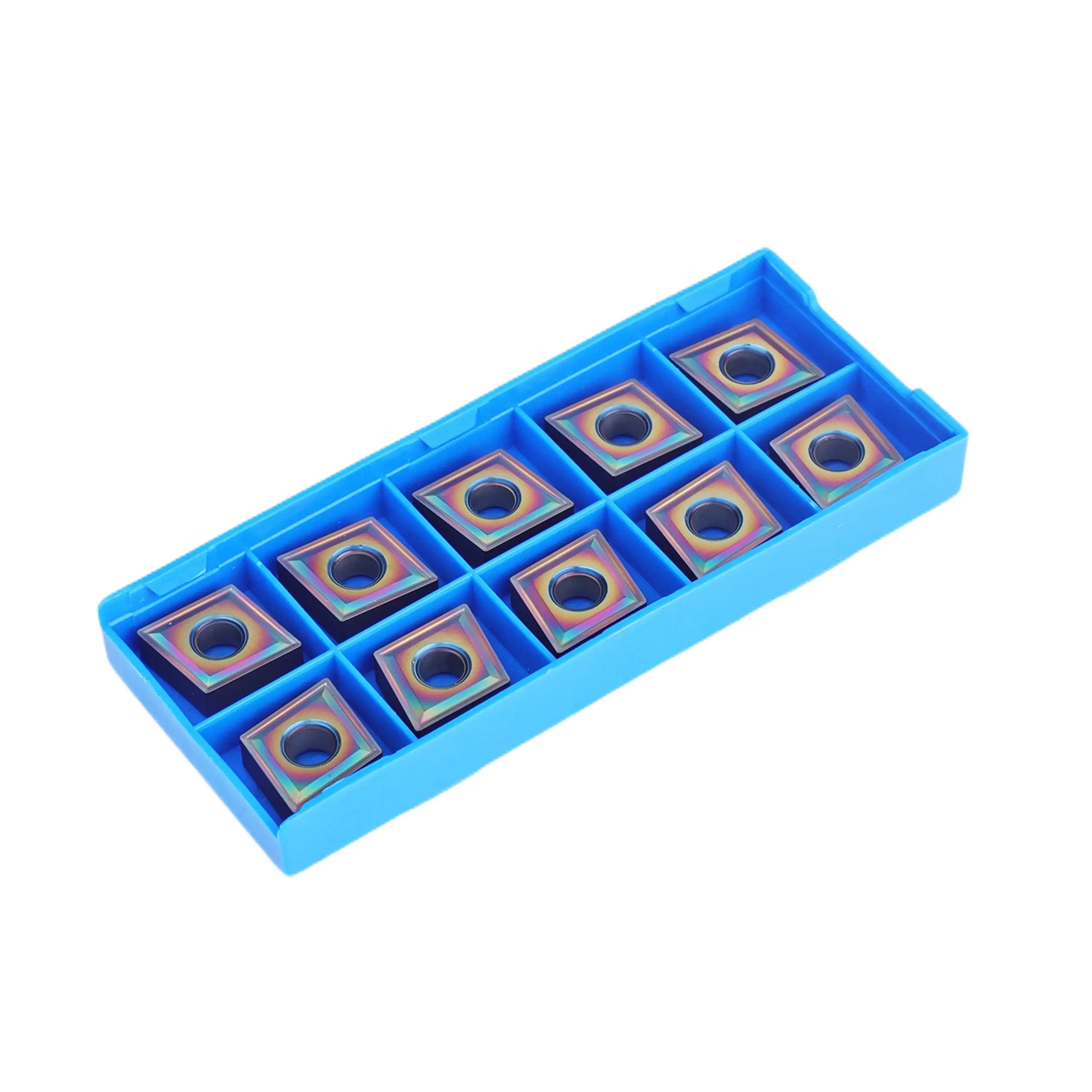 

10 шт. CNMG 120404 -MS твердосплавные вставки, токарные станки с ЧПУ, инструменты для стали/железа/нержавеющей стали, индексируемые токарные лезвия с покрытием TiAlN, высокоскоростные предварительные