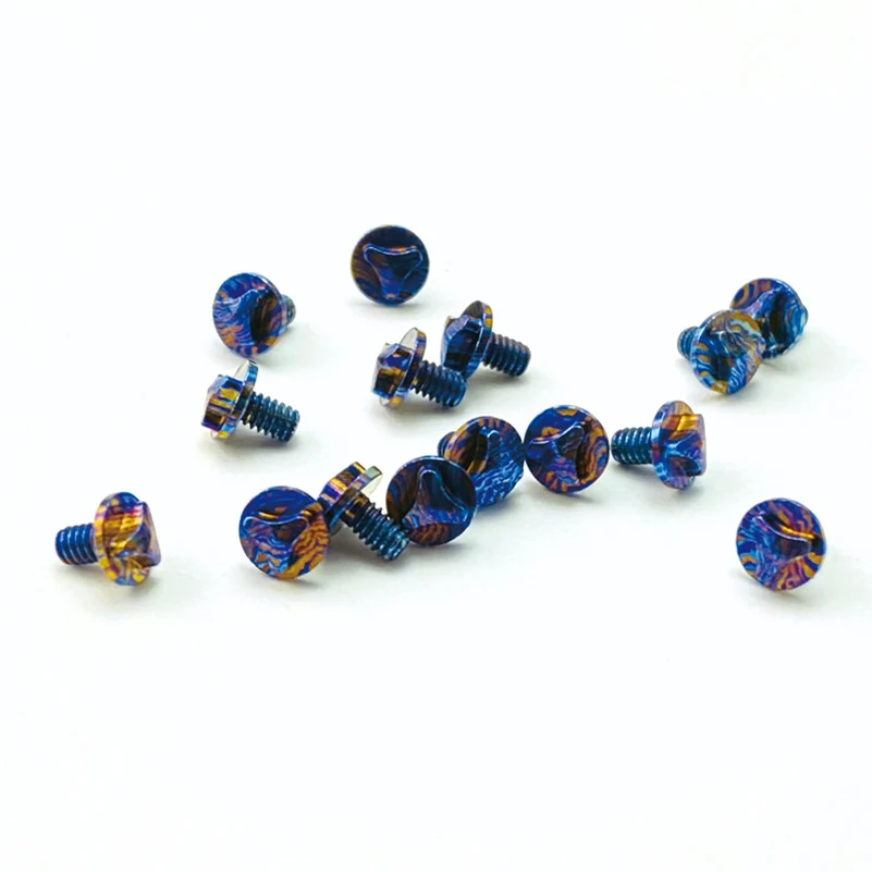 Timascus титановый дамасский материал OTF разобранный нож треугольные винты для Microtech