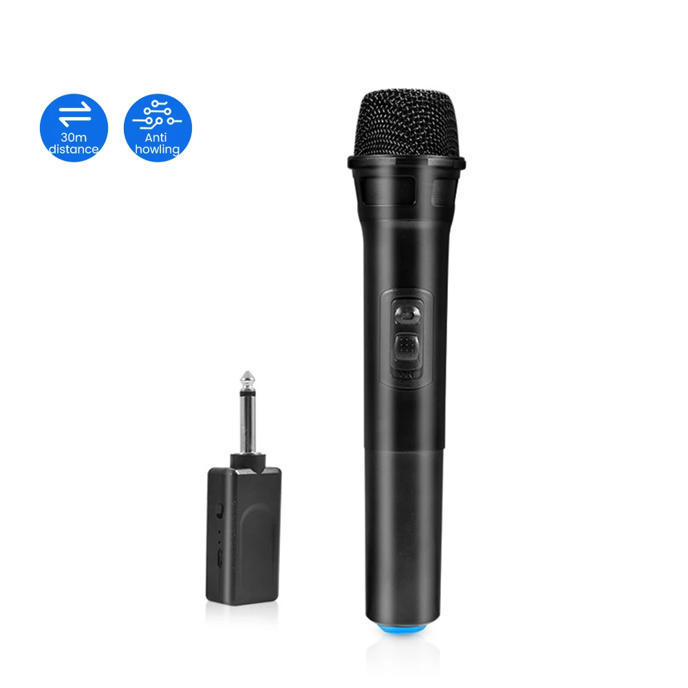 

AIYIMA 1PCS 2.4G Wireless Microphone Karaoke Handheld Microphone Receiver Home KTV Outdoor Audio Stage Microphone