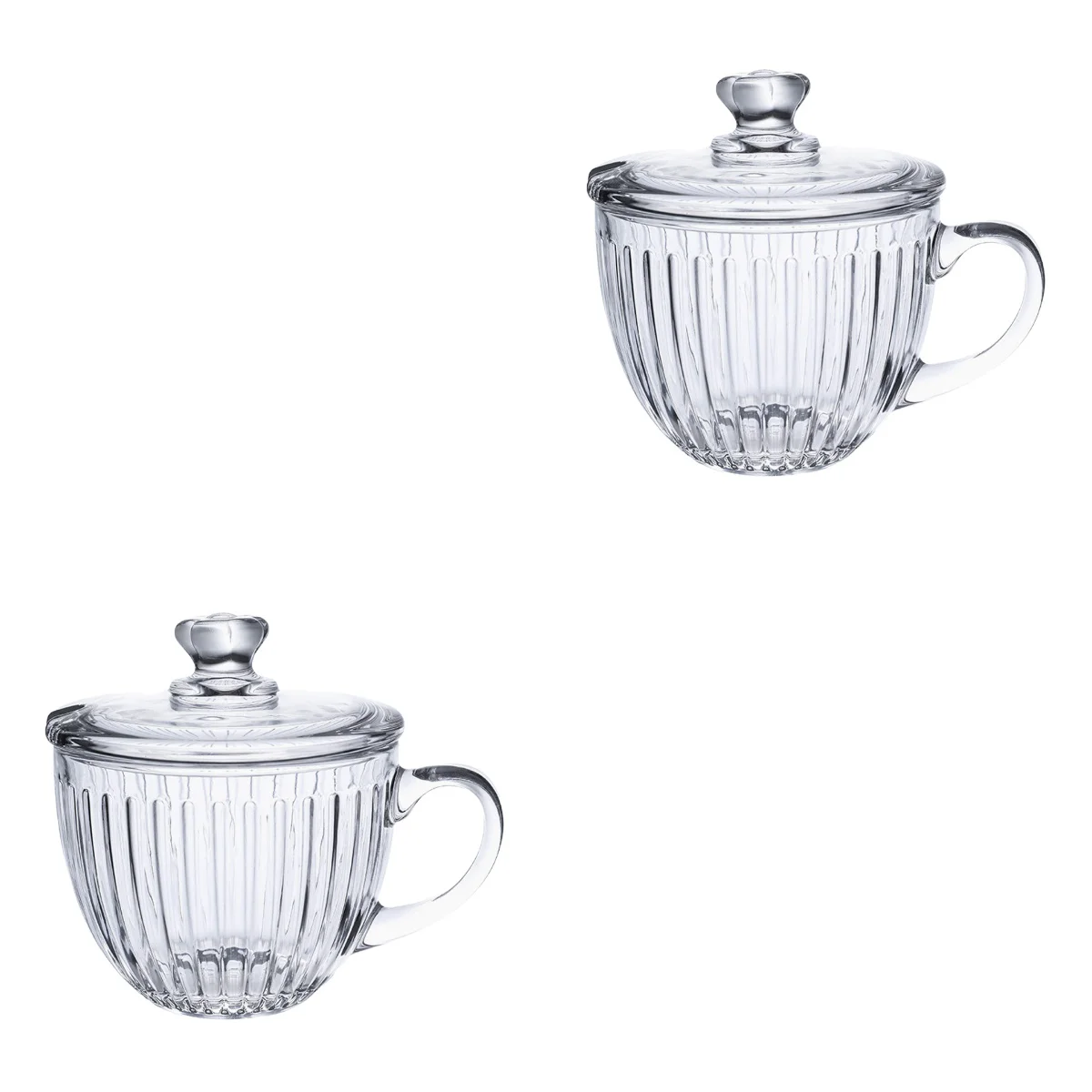 

Cup Cereal Bowl Mug Clear Beverage Breakfast Soup Lid Cups Cream Ice Portable Drinking Glasses Beer Large Go The Coffee Dessert