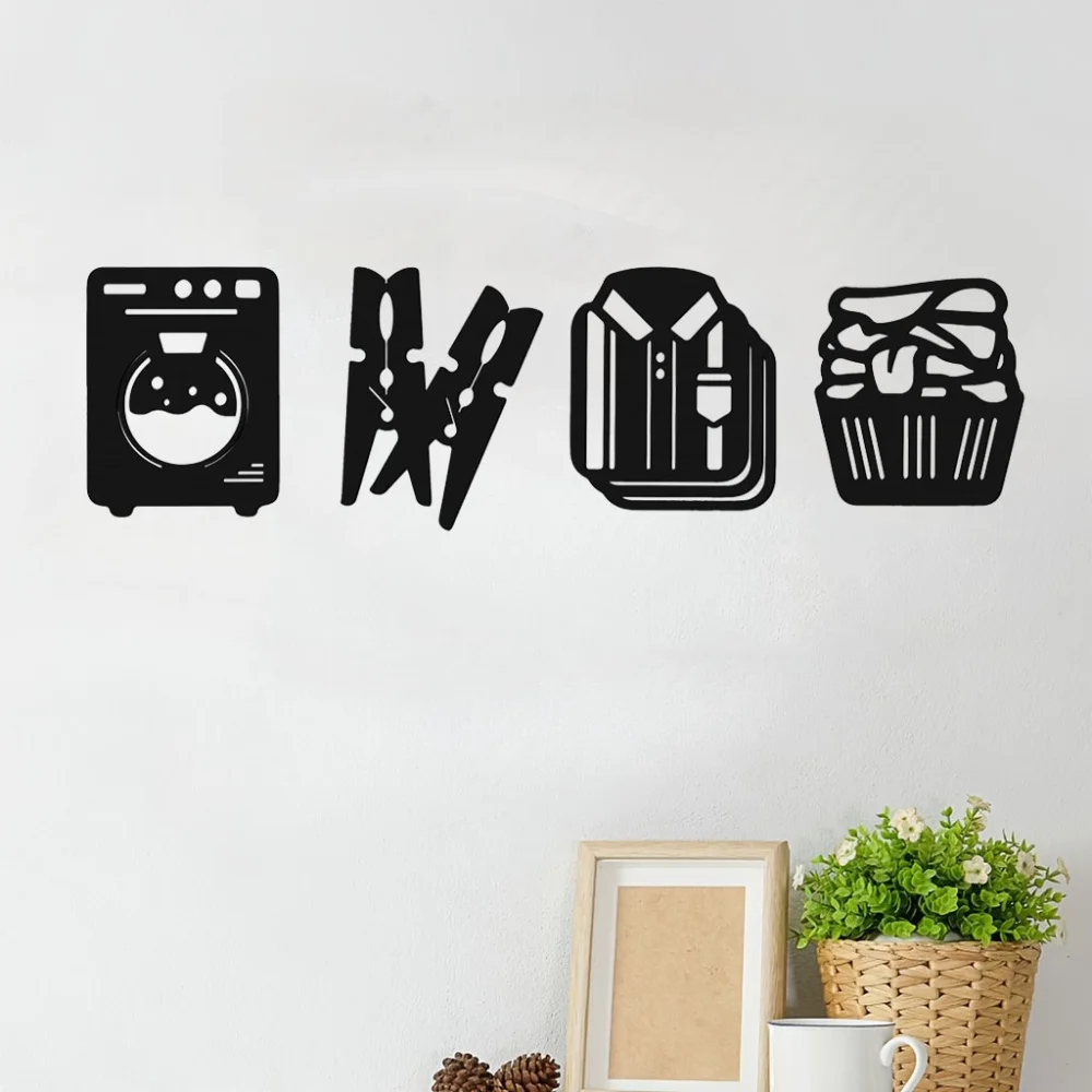 Привлекательный стильный табличка для стирки в деревенском стиле