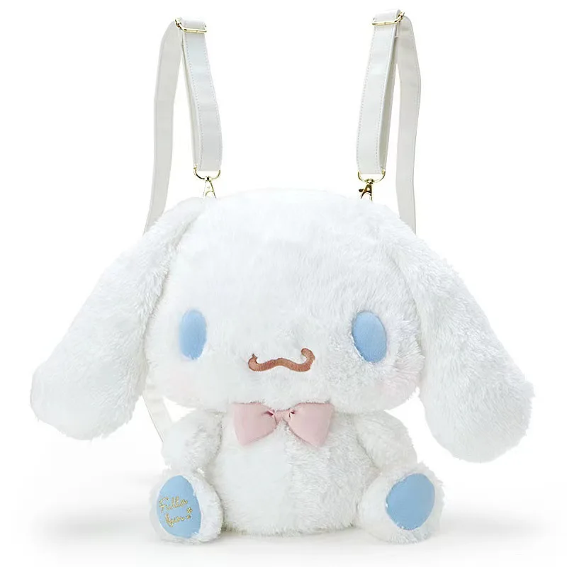 Sanrio Plush Bag Cinnamorol Mymelody Kuromi Onpompurin Hello Kitty Pikachu Anime Kawaii Backpack Shoulder Bag Messenger Bag