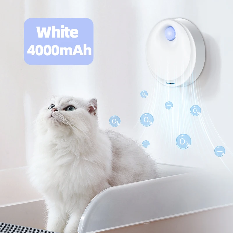 

4000mAh Smart Cat Odor Purifier for Cat Litter Box Deodorizer Automatic Pet Toilet Air Purifier Dog Cat Litter Deodorant
