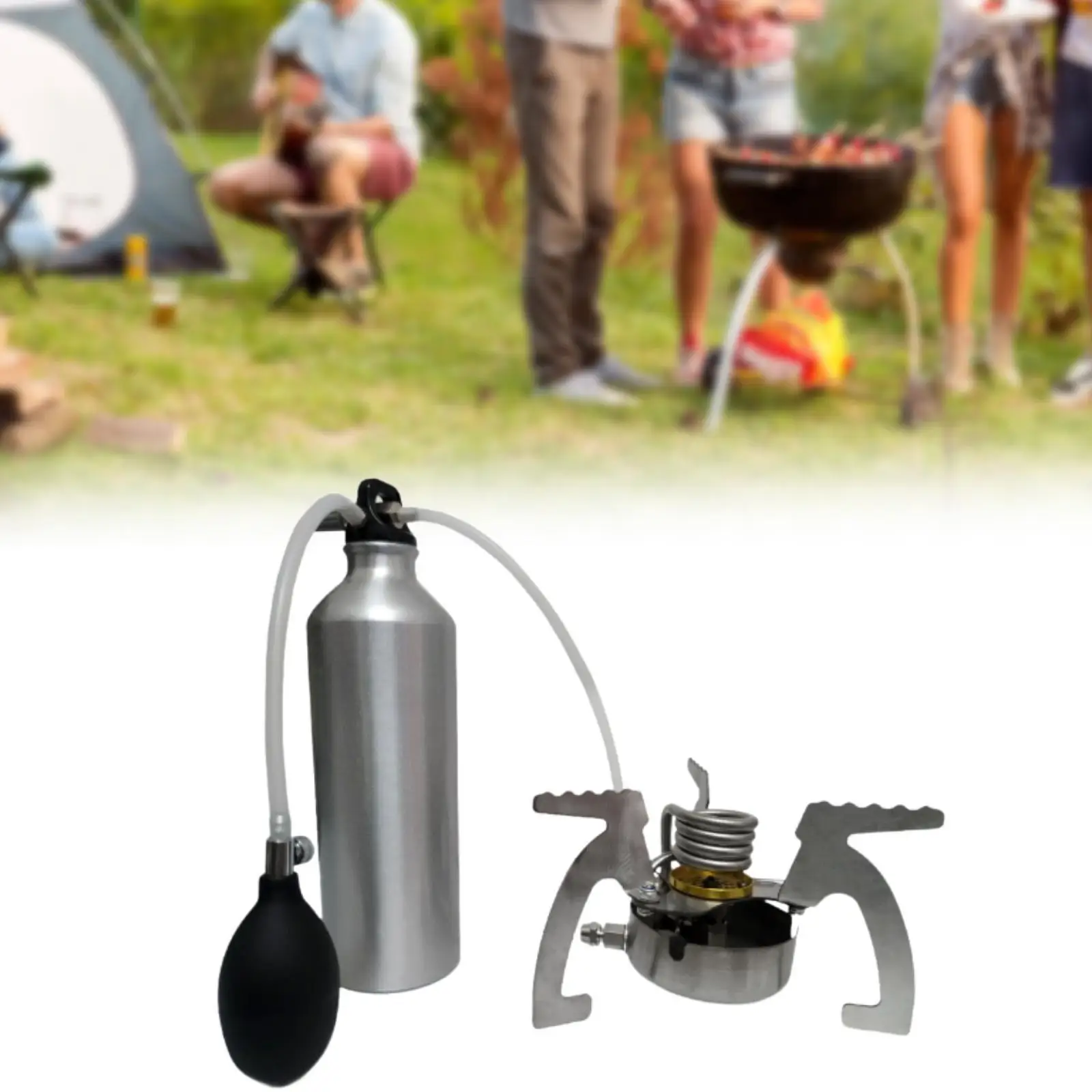 Camping Gas Burner Alcohol Furnace Ignition for Outdoor Travel Tourist
