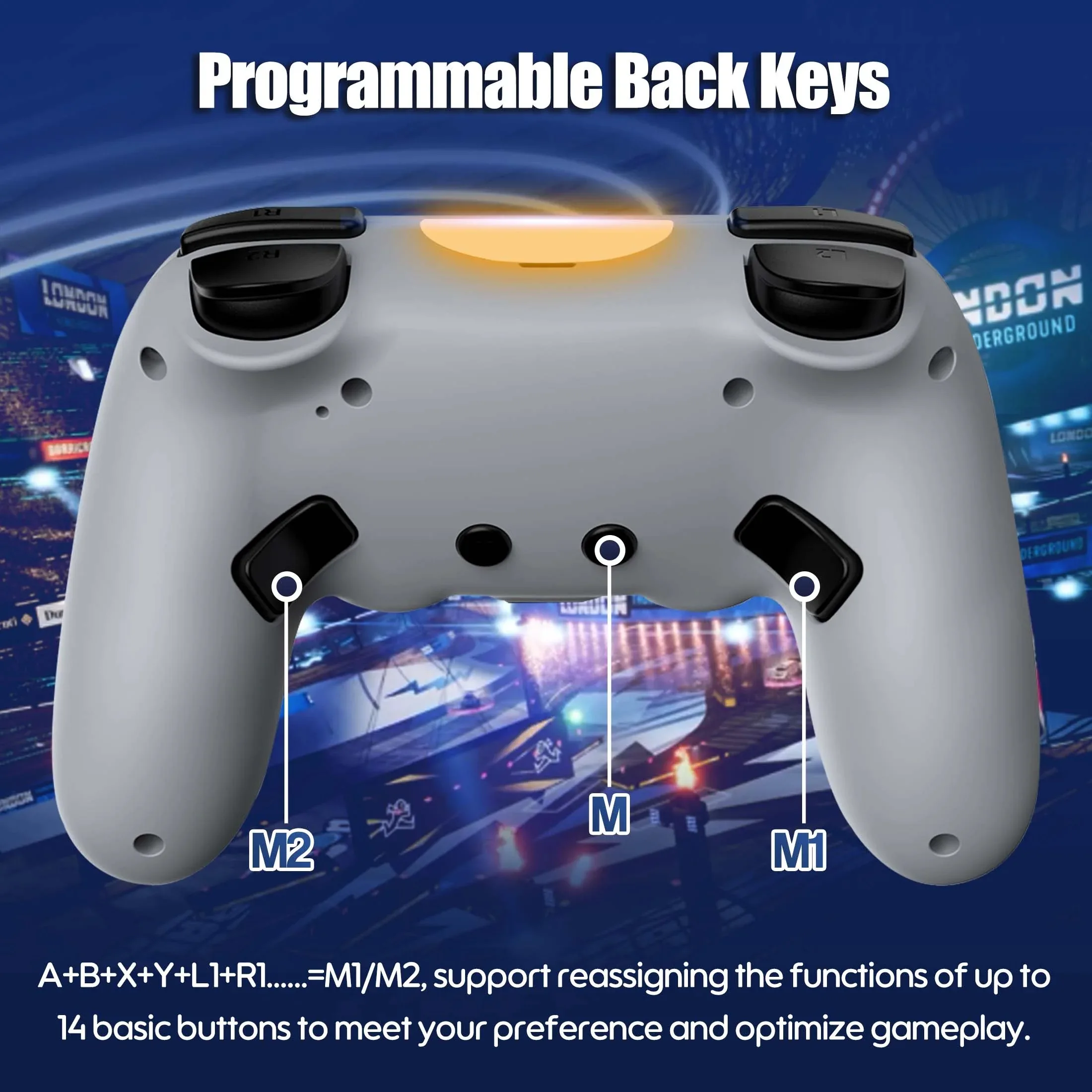 Контроллер Playstation 5 Bluetooth-геймпад для PS5 консоль mando с функцией программирования