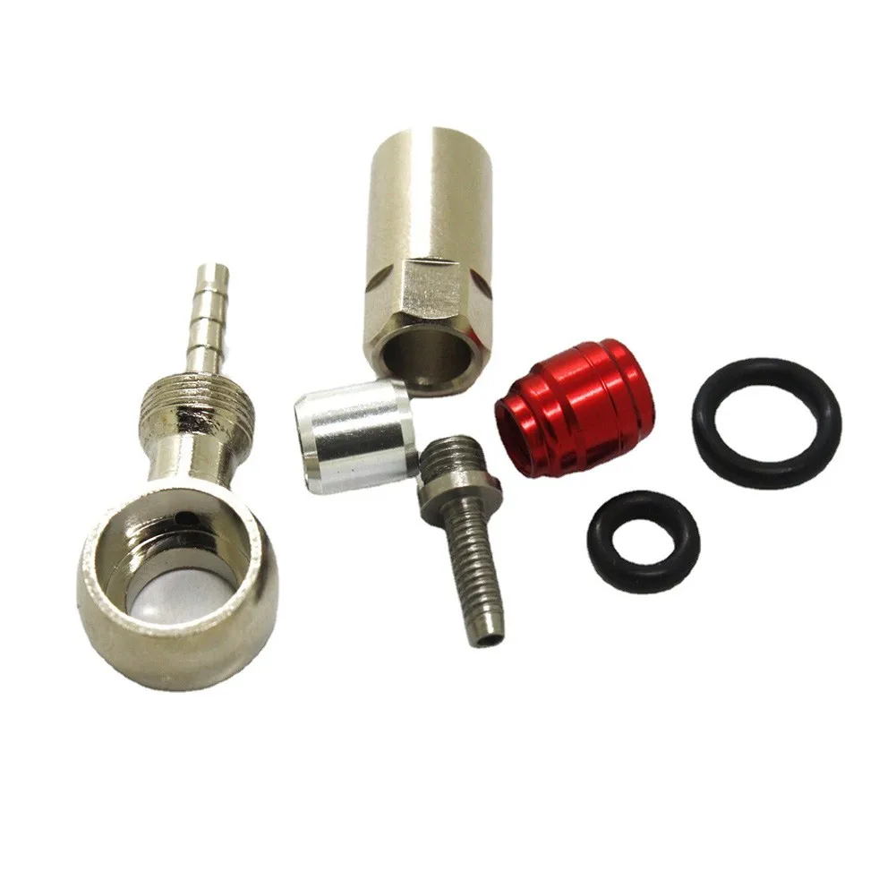

Bike Bicycle Cable End Banjo Set Hose Connector For-SRAM LEVEL RED HRD ELIXIR Banjo Connector Sealing Ring Cycling Parts