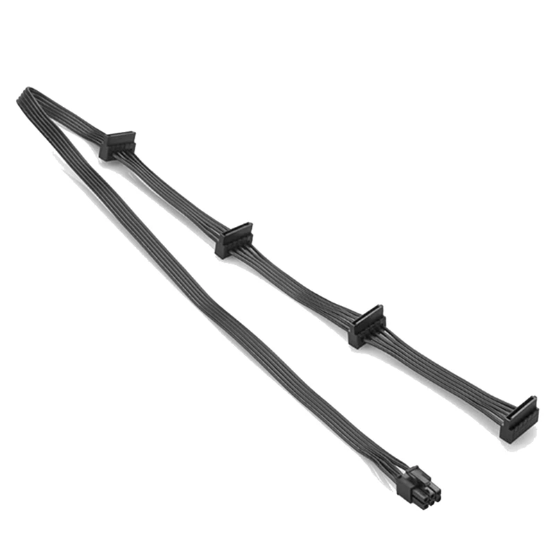 

2X Pcie 6-контактный штекер-Sata 1 на 4 Sata гнездовой распределитель питания для модульного Corsair RM650X RM750X кабель питания