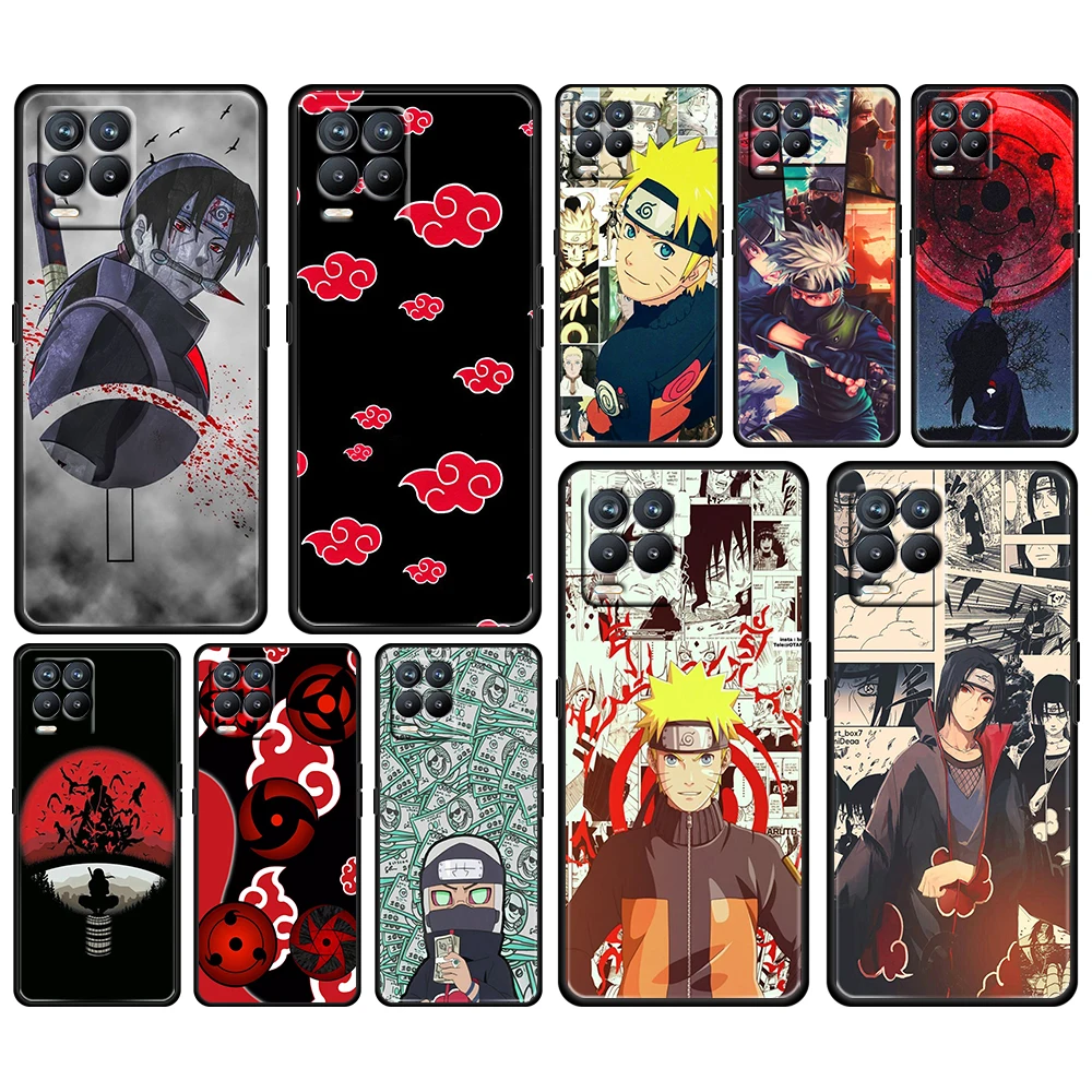 

Naruto kakashi Japanese For OPPO Realme GT Neo Master Edition 9i 8 7 Pro C21S Narzo 30 5G Funda Soft Black Phone Case Cover Capa
