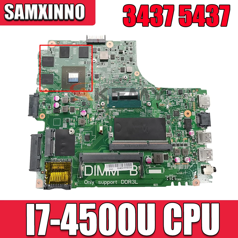 

01C6NT для DELL Inspiron 3437 5437 12307-2 01C6NT SR16Z искусственная Материнская плата ноутбука полный тест 100% работа