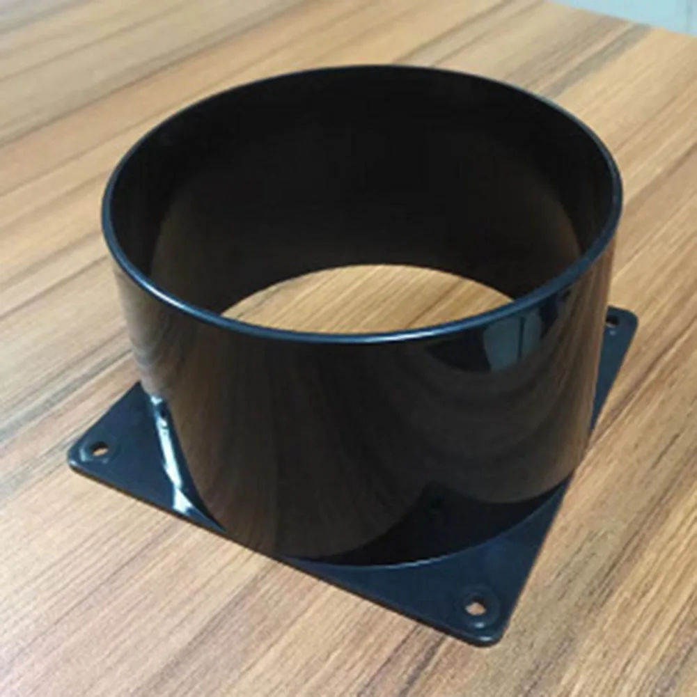

Kitchen Acessries Flange Connector Flange Connector ABS Air Ducting Connection Black Duct Fan Hose Connector Exhaust Outlet