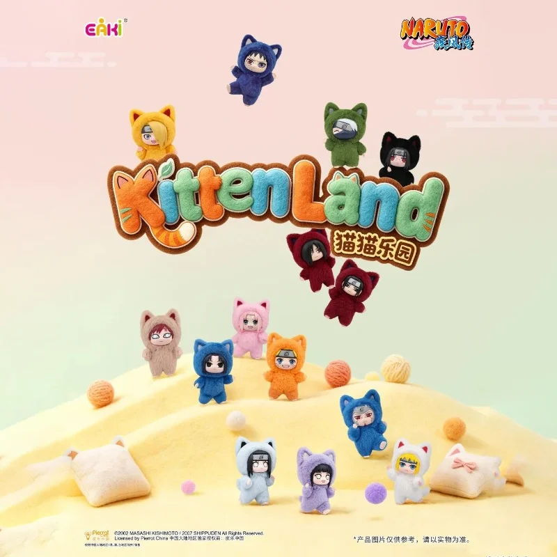 Фото Абсолютно новая, оригинальная, в наличии: коллекционная фигурка EAKI Naruto Cat Paradise Vinyl Series Vol.3 из ПВХ, 11 см, аниме-фигурка, подарок на день рождения №2