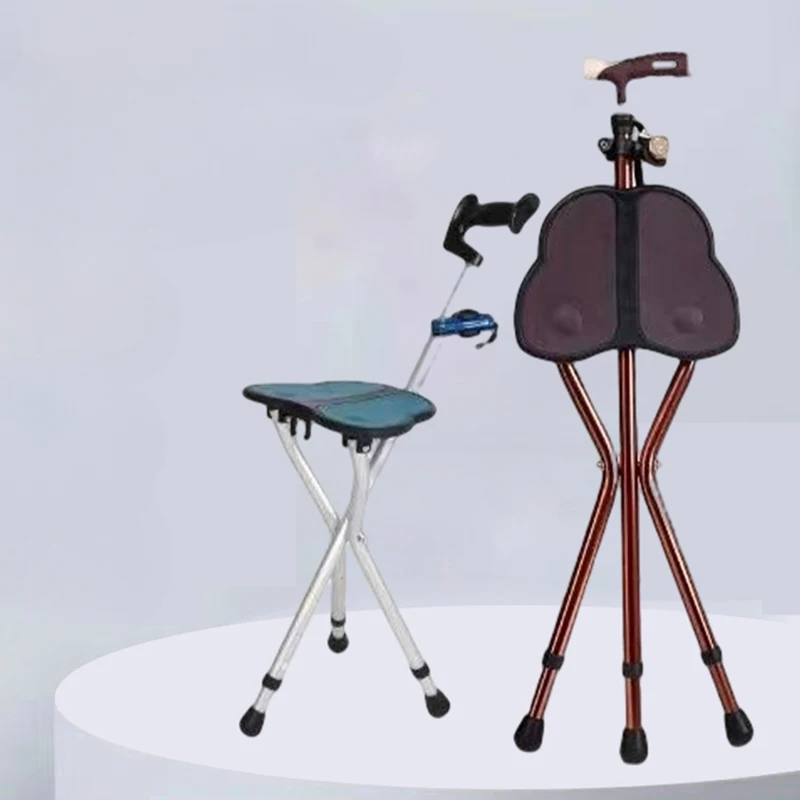 Сверхлегкий табурет из алюминиевого сплава твердый для пожилых людей ходьбы