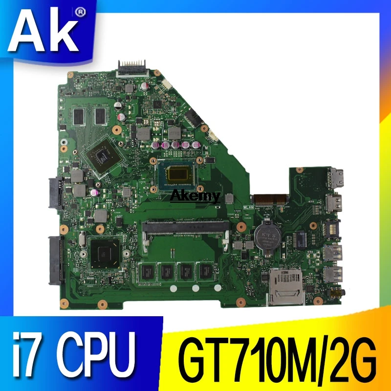 

Оригинальная материнская плата для ноутбука X550CL REV: 2,0 i7-3537U CPU Radeon GT710M 100% полностью протестирована и работает