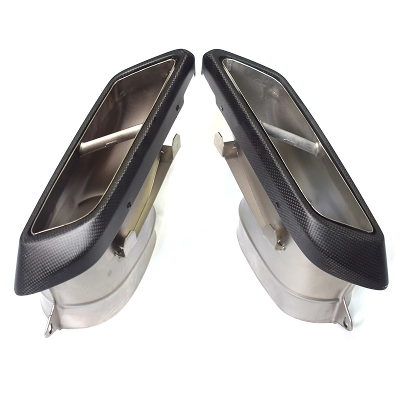 Для Mercedes-Benz C-Class W205 AMG 63 обновленная выхлопная труба из углеродного волокна