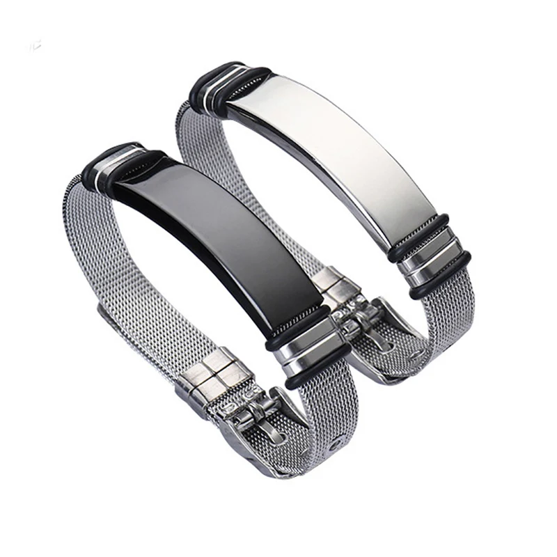 SOS телефон номер Индивидуальный Буквенный логотип ID браслеты звеньевые цепи из