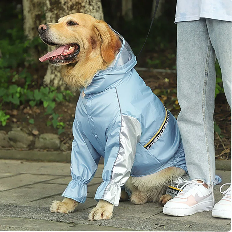 

Raincoat for Large Dogs Raincoat Waterproof Dog Raincoat Golden Retriever Small Dog Raincoat Cloak for Dogs