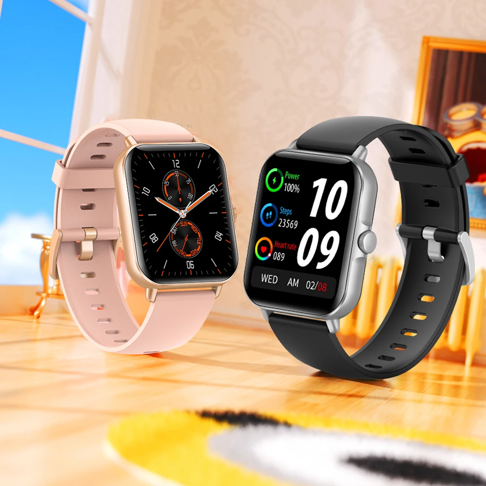 

Спортивные часы с Bluetooth, фитнес-трекер, пульсометр, мониторинг сна, Модные Смарт-часы