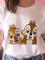 women summer t shirt disney chip n dale new products comfortable trendy all match creativity stars aesthetic tshirt print lady