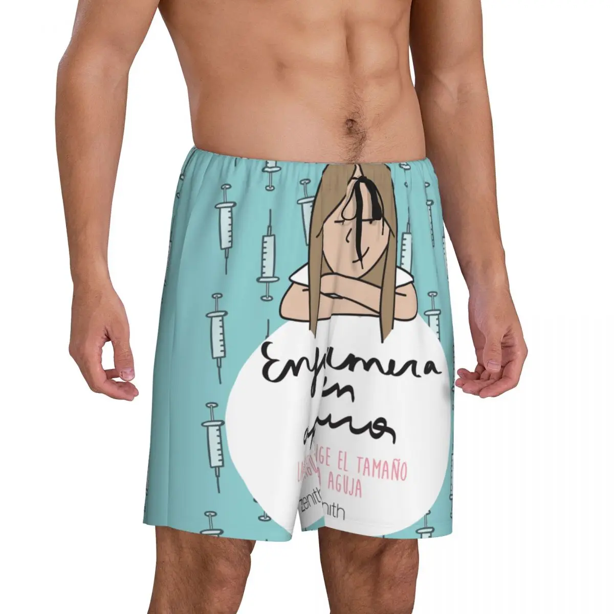 Пижамные шорты на заказ для врачей медсестер и Пижама здоровья Мужская одежда