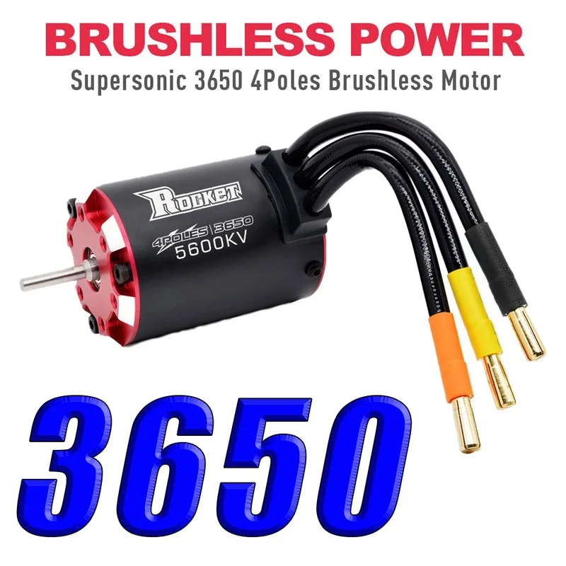 

3650 Burshless motor waterproof motor 1/10 rc car SURPASS HOBBY Temperature protection RC Car Motor for 1/8 1/10 2S 3S RC Car