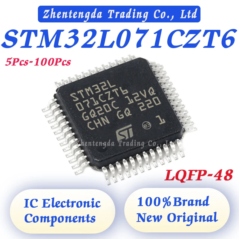 

5-100PCS New STM32L071CZT6 STM32L071CZ STM32L071C STM32L071 STM32L STM32 STM IC MCU Chip 48-LQFP